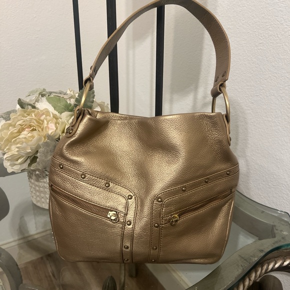 Reaction Kenneth Cole Gold Hobo Bag - Picture 5 of 5